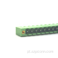 blocos de terminais Pluggable masculino 12P do passo de 5.08mm